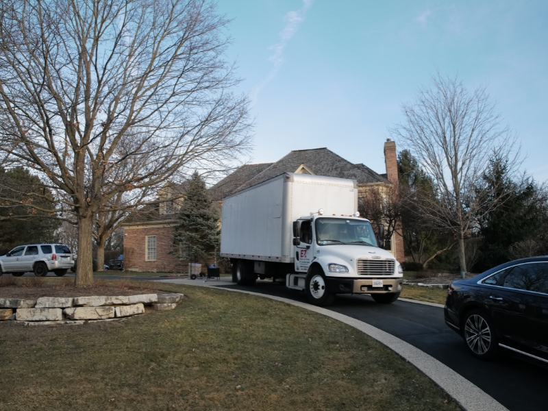Truck near Third Street Geneva